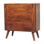Solid Wood Bera Chest, 3 Drawers