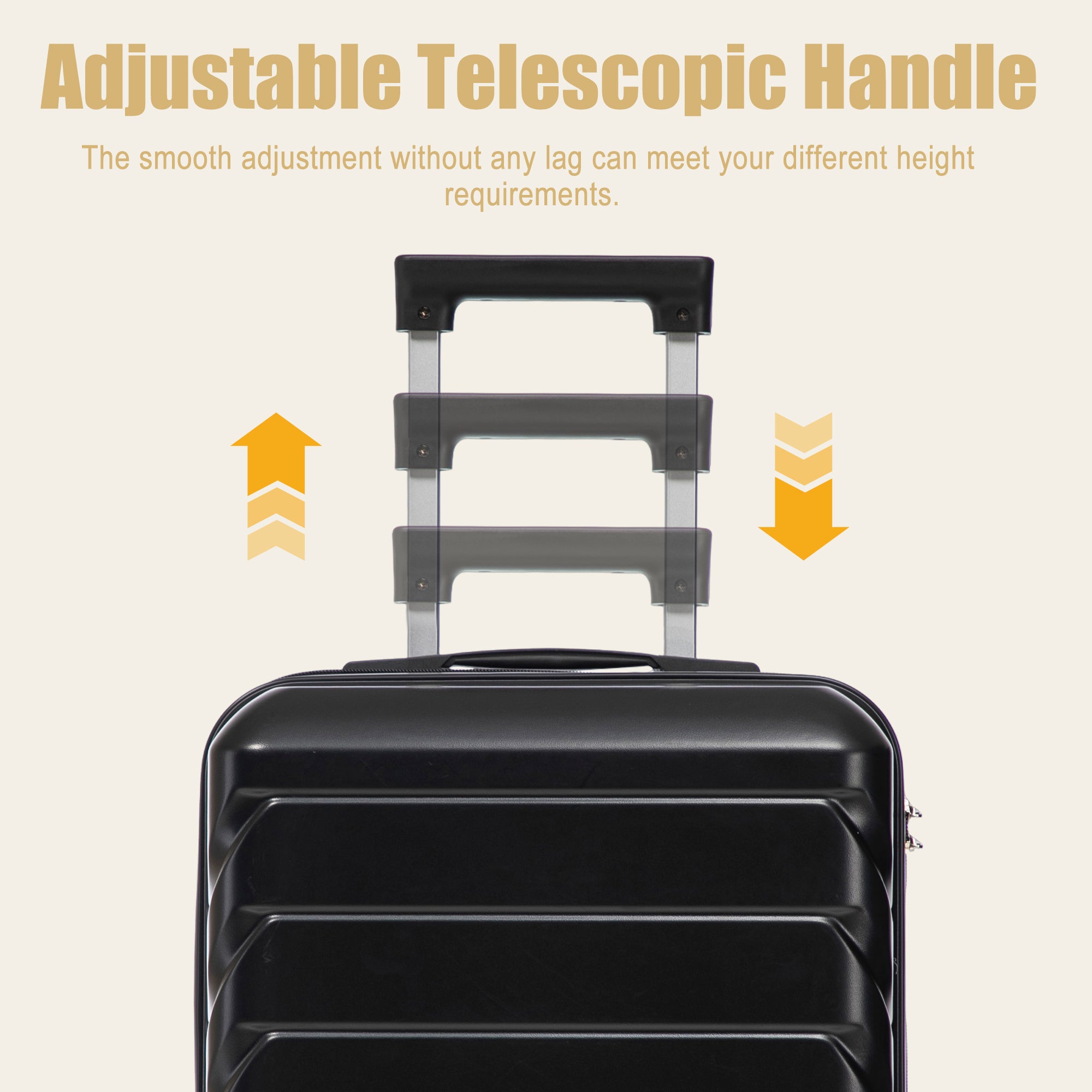 20 Inch ABS Hard Shell Travel Checked Luggage