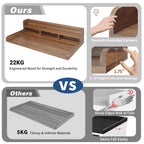 Washer Dryer Countertop with Non-slip Pads - Walnut