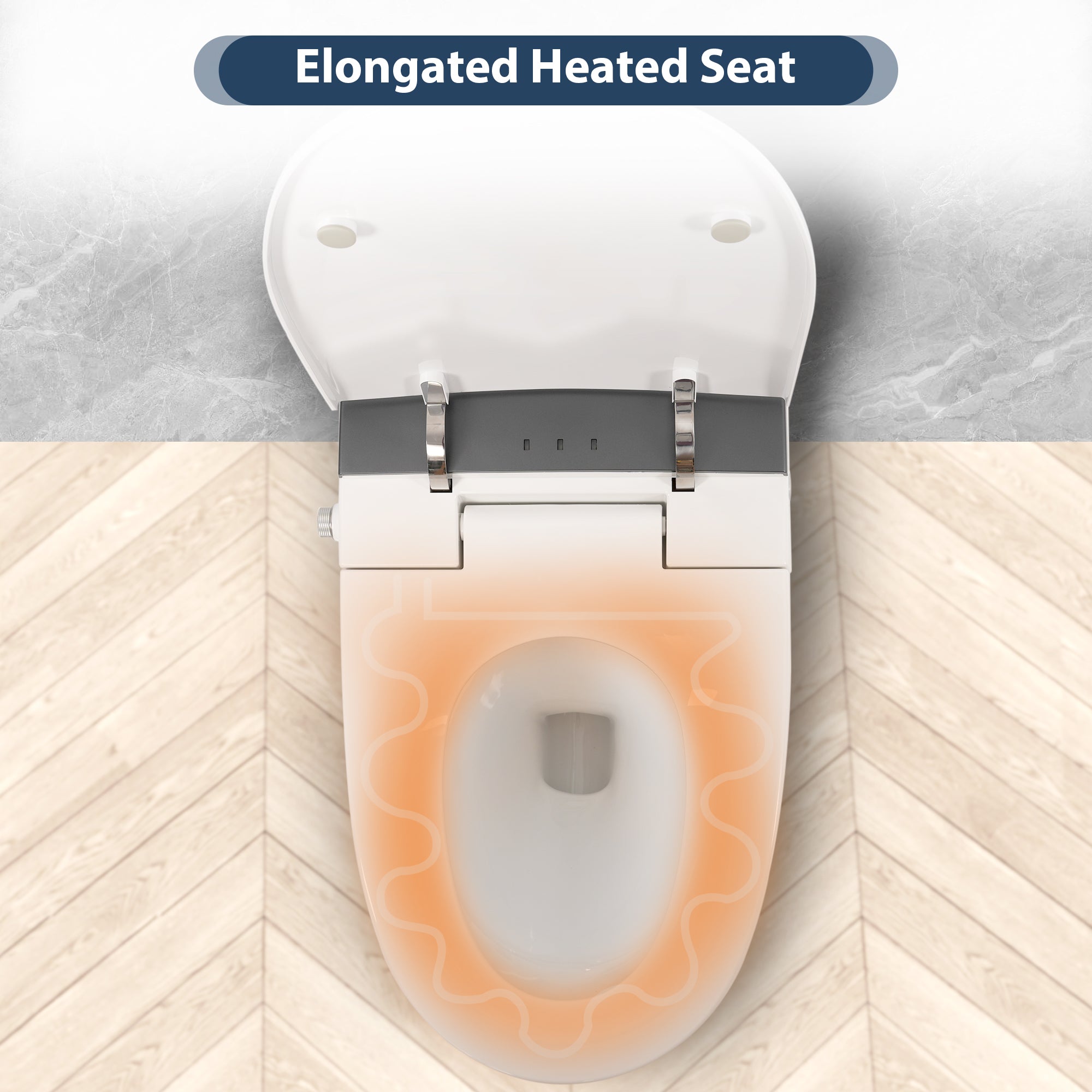 Heated Seat Smart Toilet