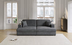 86.5" Oversized Loveseat Chaise Lounge Sectional Sofa Bed