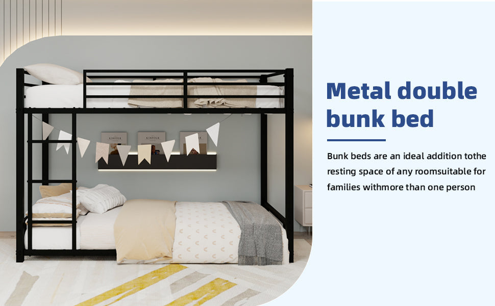Metal Twin Over Twin Bunk Bed