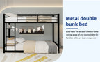 Metal Twin Over Twin Bunk Bed