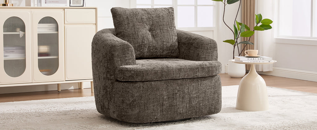 360° Swivel Sofa Chair Accent Barrel Chair
