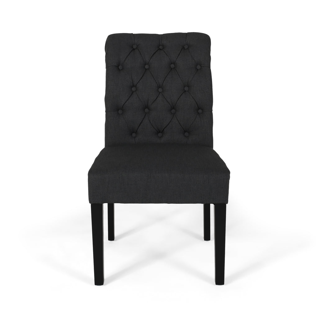 Broxton Tuft Dining Rolltop Chairs (Set of 2)
