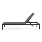 Cape Coral KD Chaise Lounge Black (Set of 2)