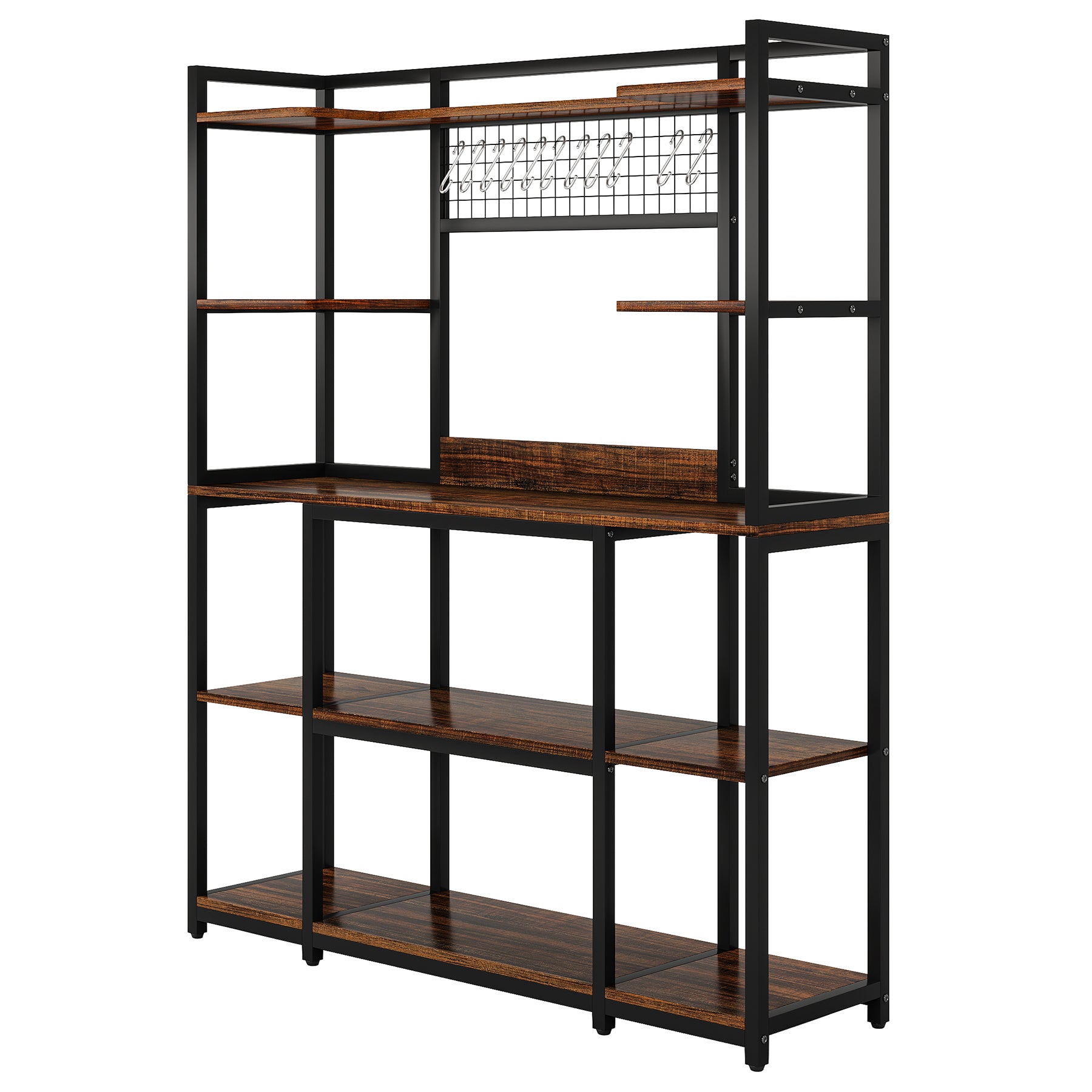 Large 55" Baker's Rack with Hutch