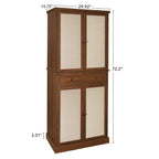 4 Door Cabinet with 1 Drawer