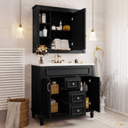 36" Bathroom Vanity with Top Sink