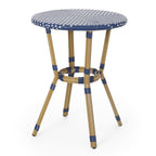 Outdoor PE Rattan and Aluminum 3 Piece French Bistro Set