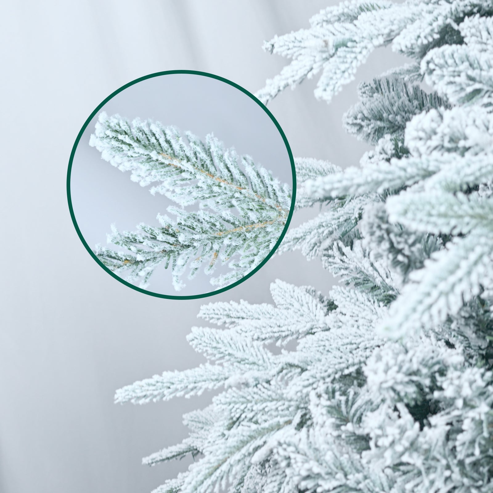 4ft Pre-Lit Flocked Artificial Christmas Tree