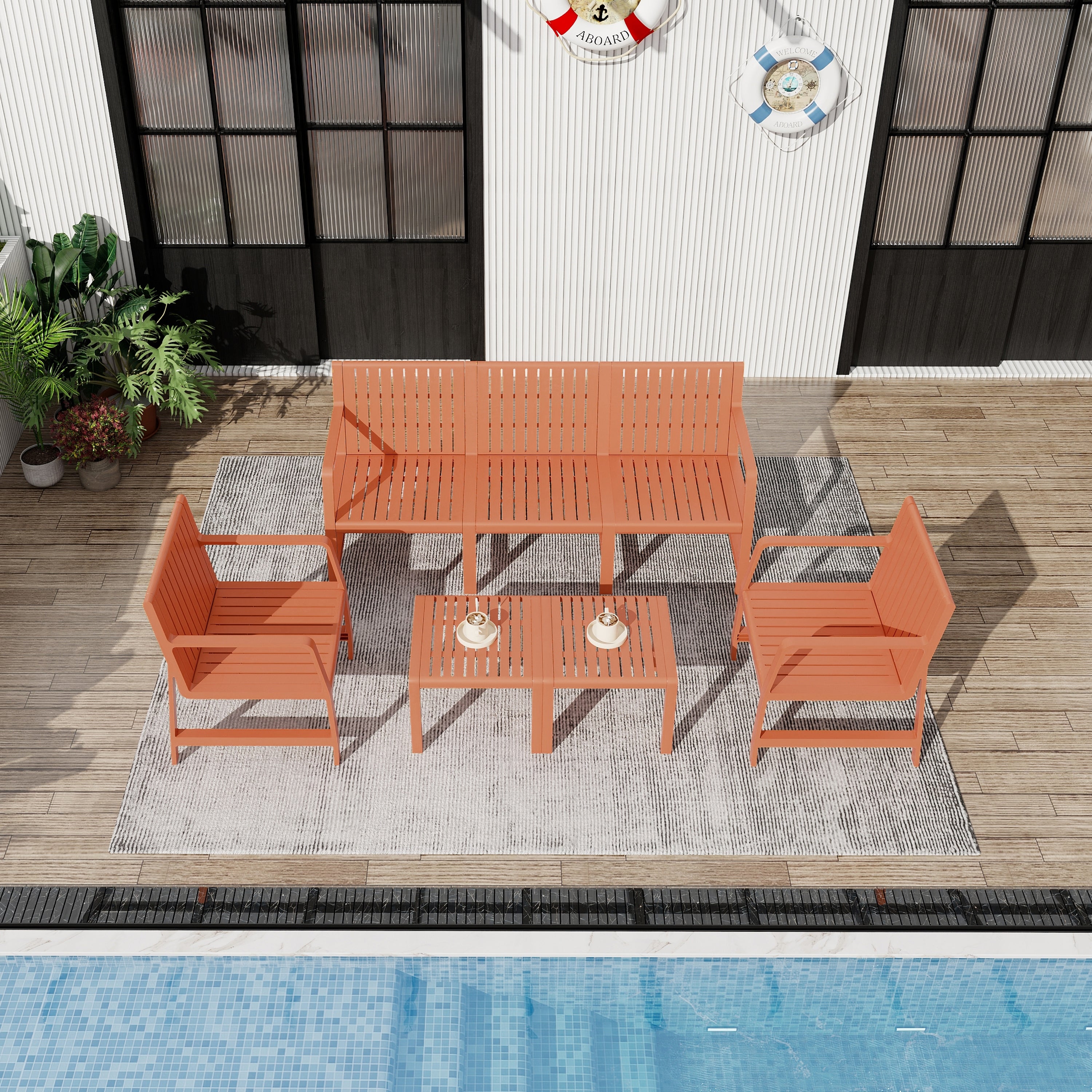 Summer 5-Piece Indoor/Outdoor Furniture Set