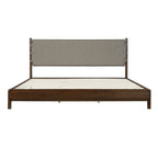 Modern King Bed Frame Set with 2 Nightstands