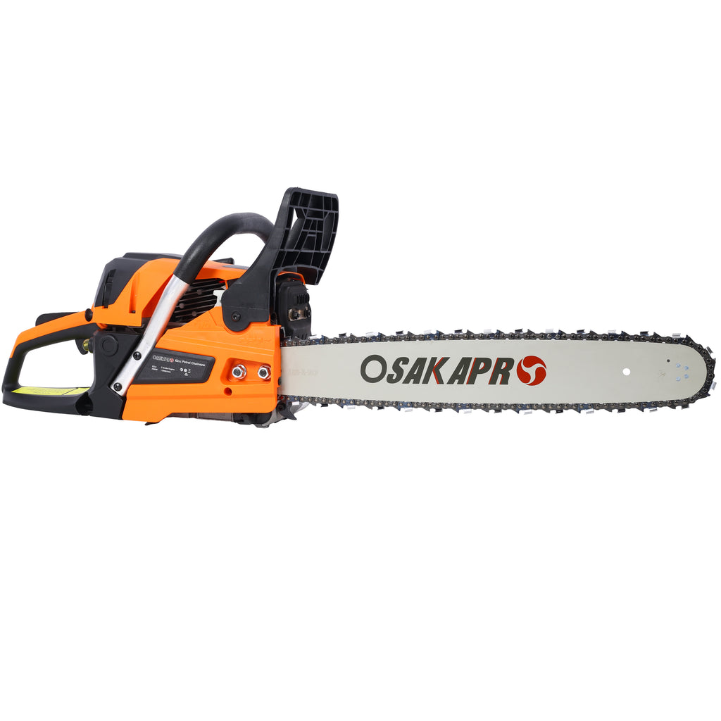 62CC Gas Powered Chainsaw - 20 Inch 2-Cycle Petrol Handheld