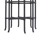 Foundry 24" Square Reclaimed Pine Wood & Iron Side Table