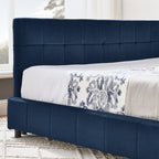 Full Size Upholstered Tufted Bed Frame
