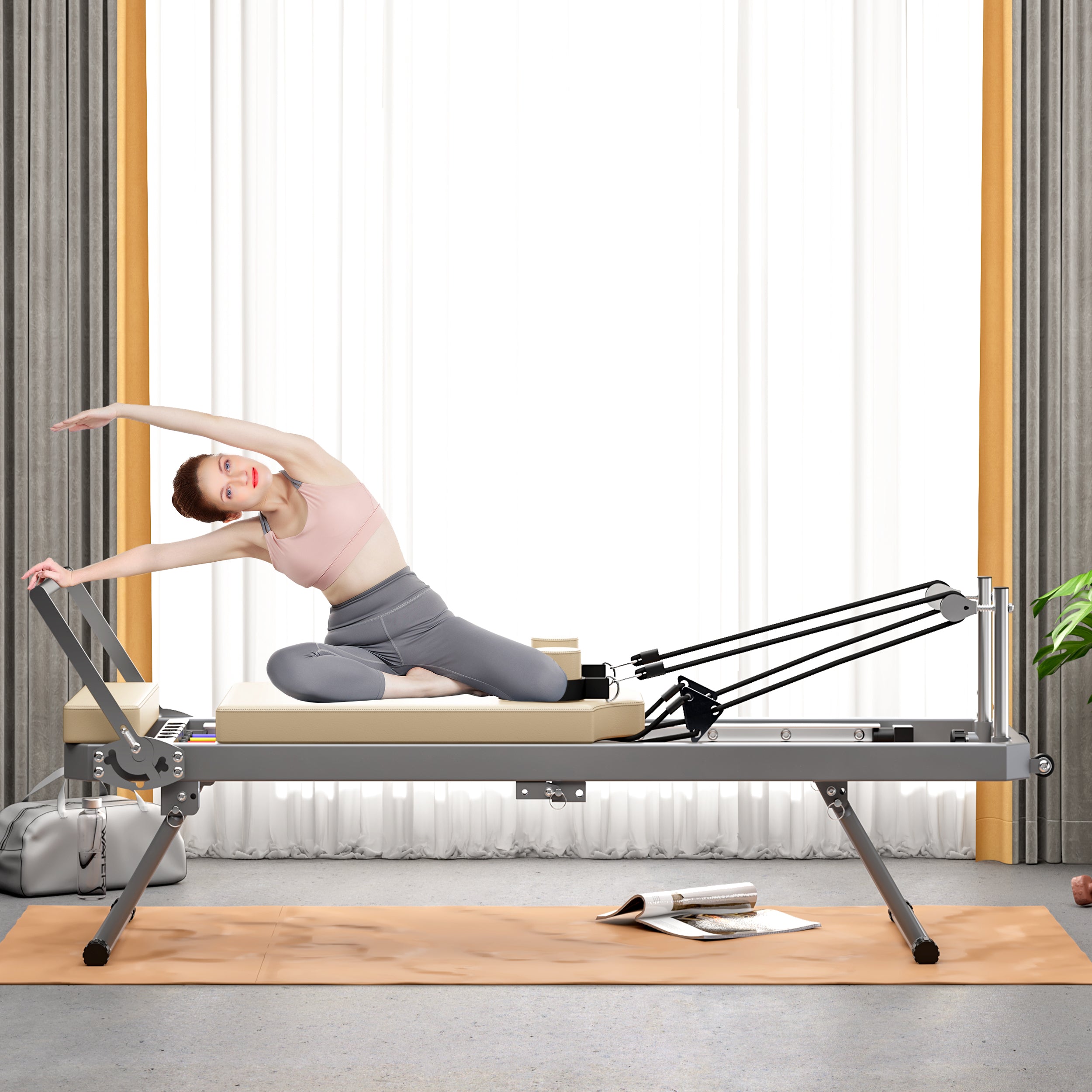 Pilates Reformer Machine for Home Gym Workout
