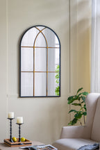28.3x47" Arched Wall Mirror