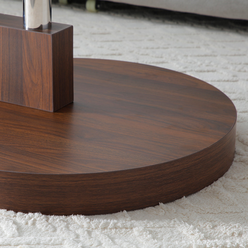 Modern and Practical Double-Layer Round Table