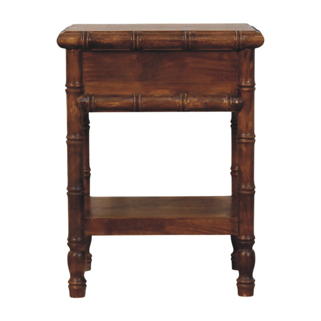 Solid Wood Bamboo Heritage Bedside Table