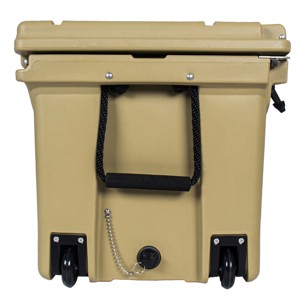 85 Quart Khaki Cooler – Bear-Resistant Rotomolded Ice Chest