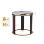 24" Round Icelandic End Table
