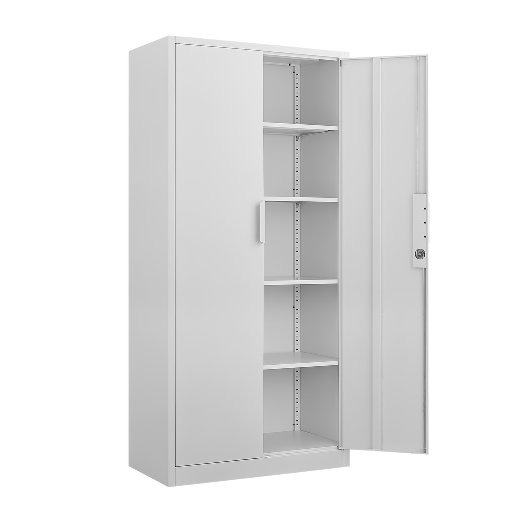 72-Inch 2-Door File Cabinet with Lock