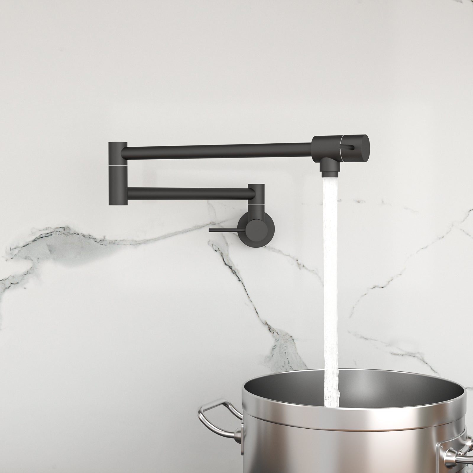 Pot Filler Faucet - Wall Mount Kitchen Sink Faucet