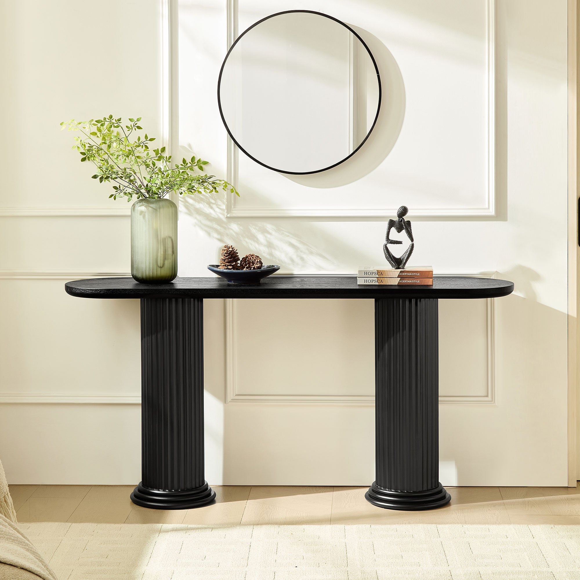 Modern Design Console Table with Roman-Style Legs