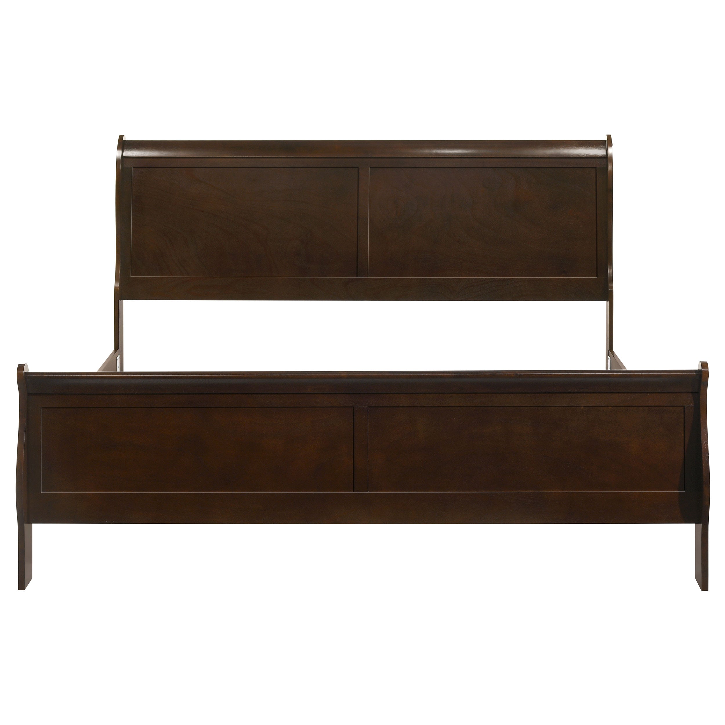 Graffenstaden Cappuccino Wood Eastern King Sleigh Bed