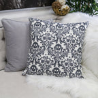 Baroque Skull Throw Pillow