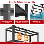 82"H 6 Tier Metal Shelves for Storage Garage Shelving