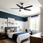 48" Ceiling Fan with Lights and Remote Control, Matte