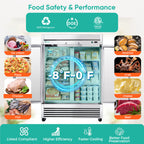 54" Commercial Freezer - 49 Cu.Ft Double Door