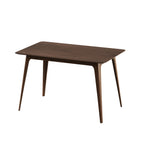 Mid-Century Modern Rubberwood Dining Table