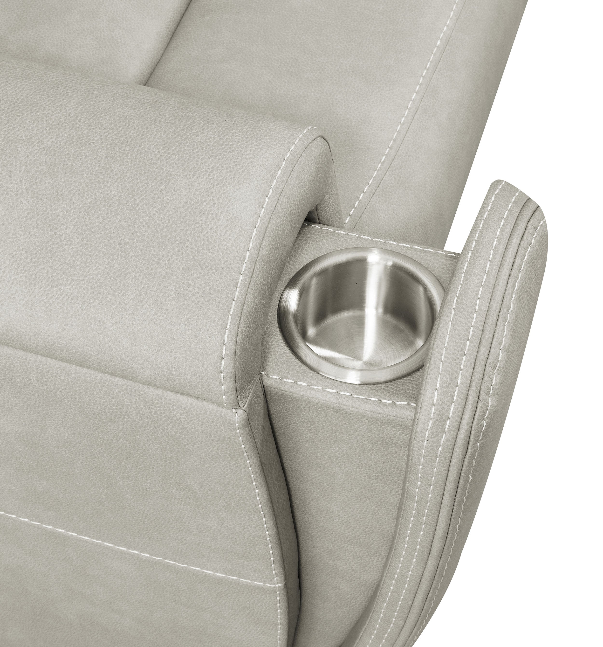 Brickston Triple Power Swivel Glider Recliner Grey-