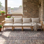 Terassi Outdoor Acacia Wood 4 Seater Sofa
