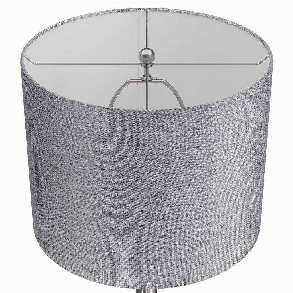 24" Contemporary Metal Table Lamp
