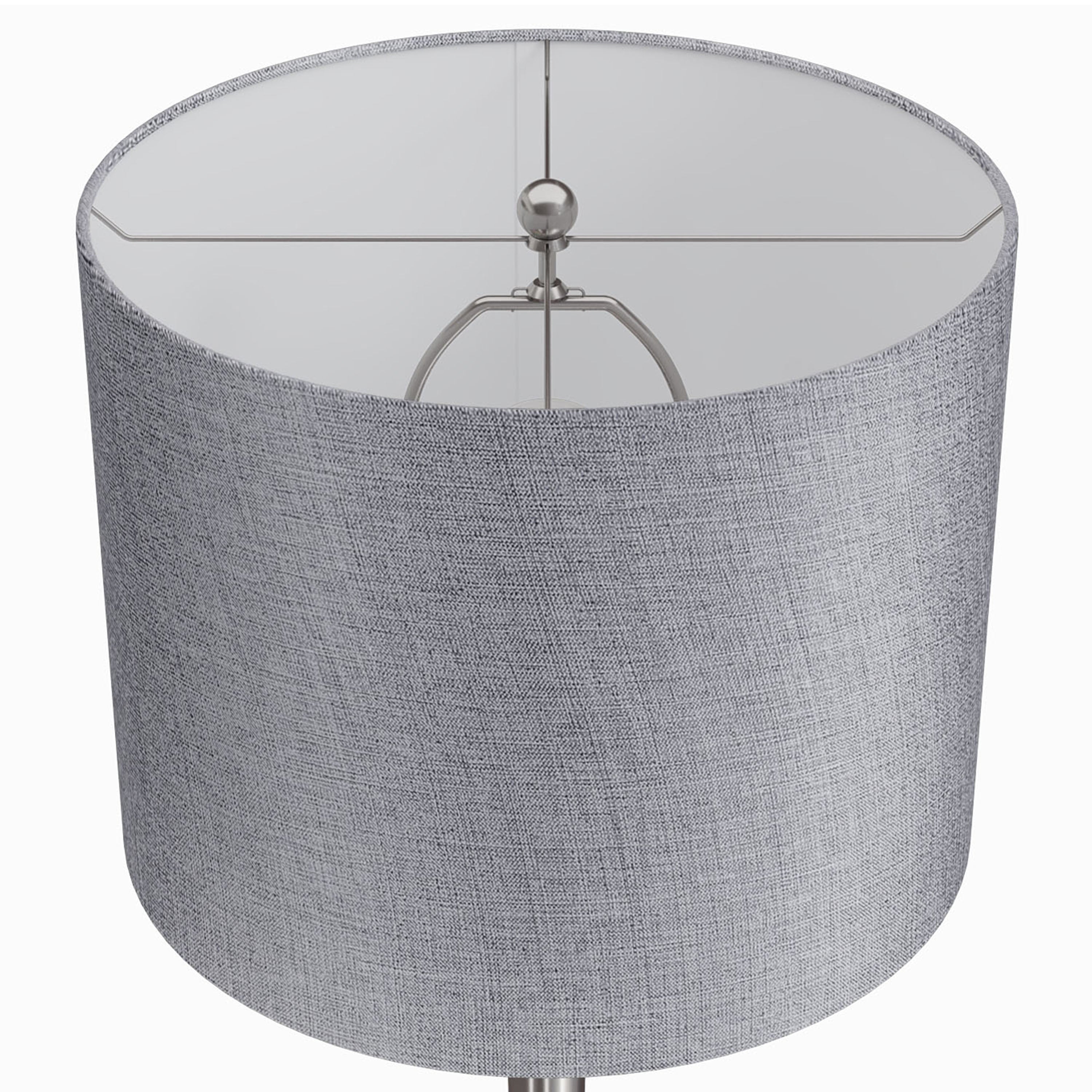 24" Contemporary Metal Table Lamp