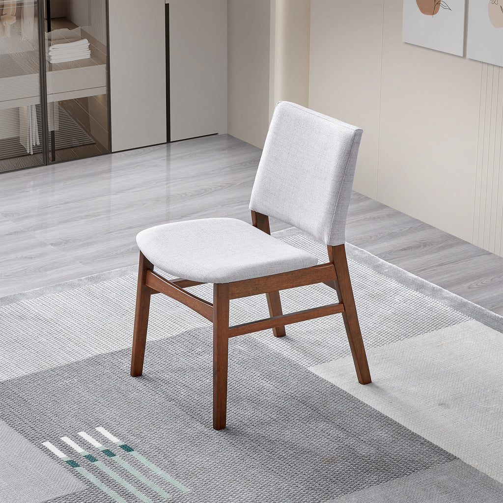 Gusto Mid-Century Modern Fabric Dining Chair (Set of 2)