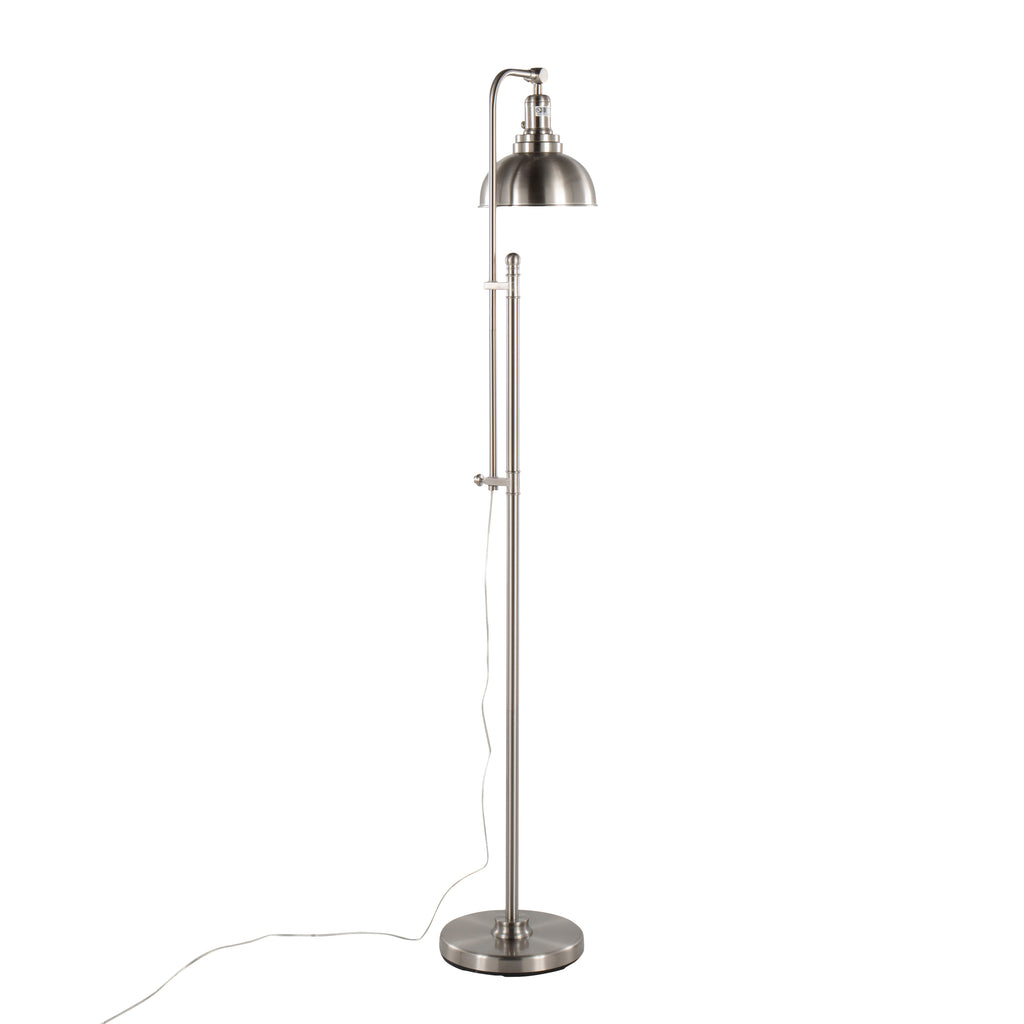 Floor Lamp in Nickel