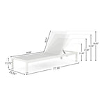 Outdoor Chaise Lounge Chair Set of 2