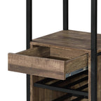 Narik Weathered Wine Rack