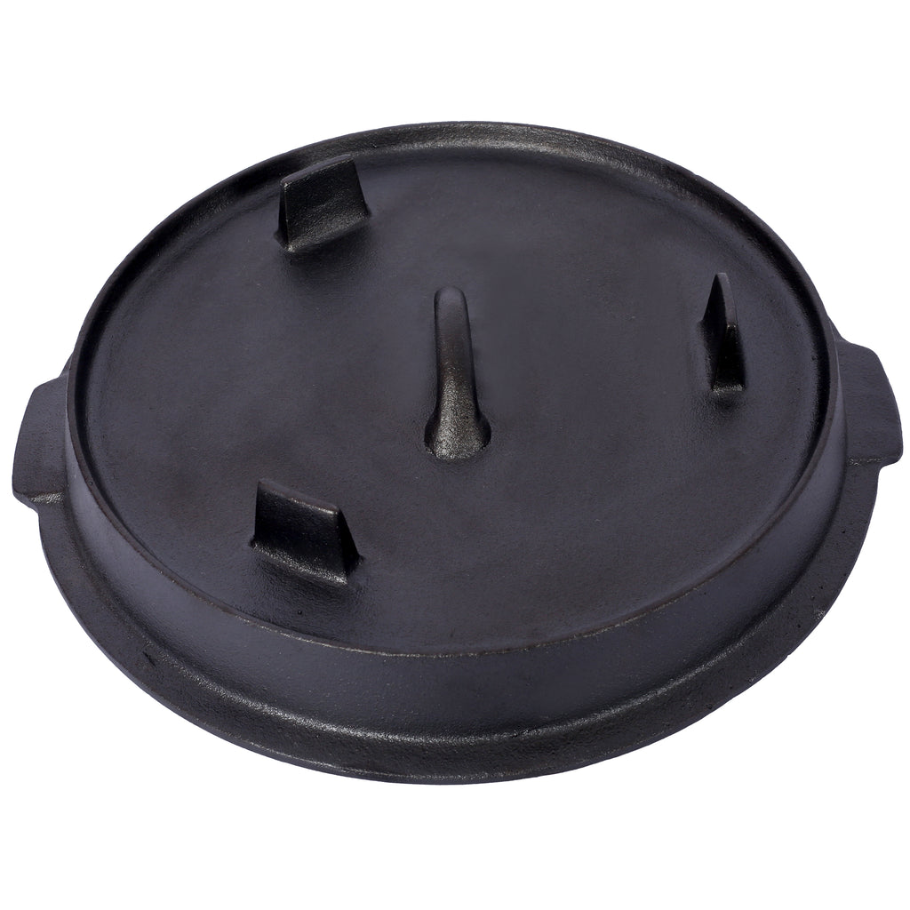 Pre-Seasoned Cast Iron Dutch Oven with Skillet Lid, 6 Quart