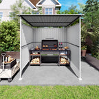 6x6FT Outdoor Metal Pergola