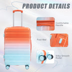 3-Piece PC Spinner Wheel Luggage Set