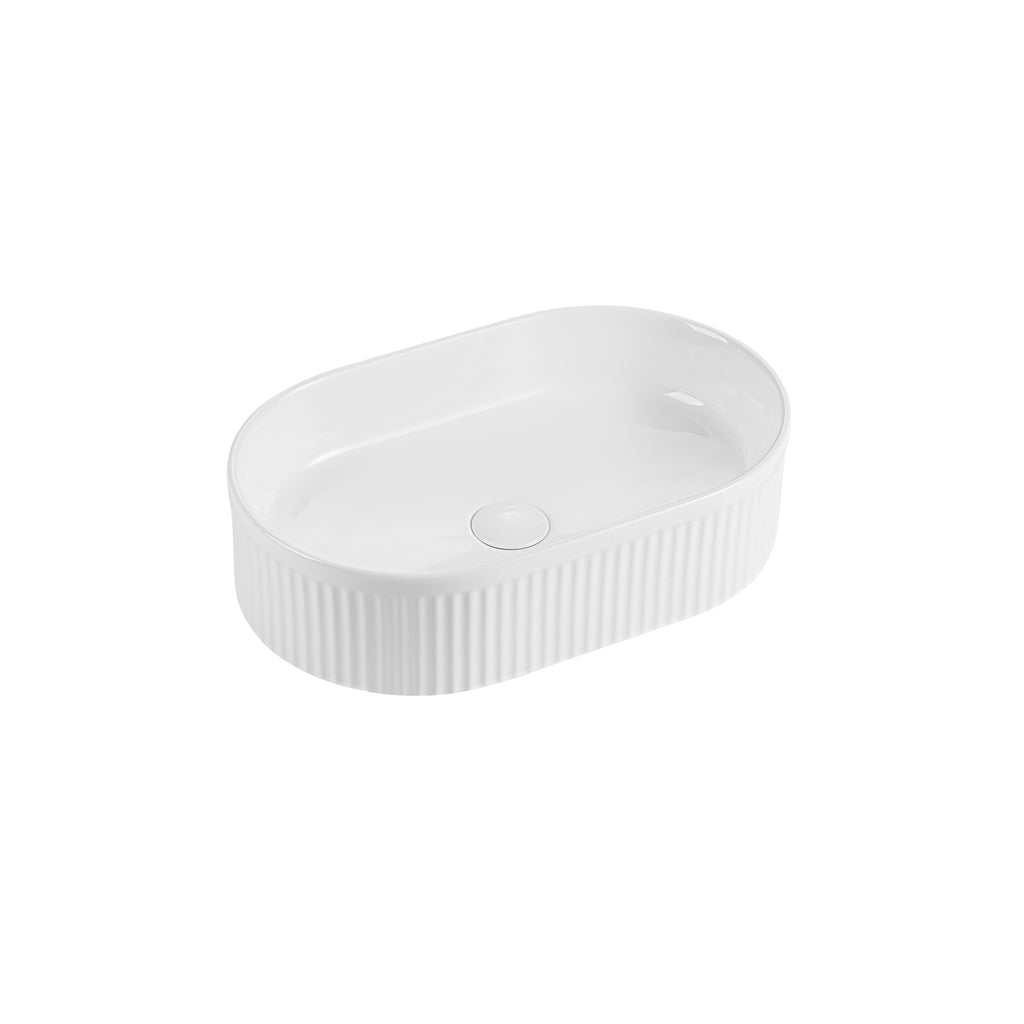 Integrated Oval Bathroom Sink