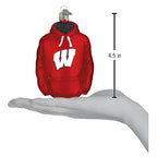 Wisconsin Hoodie Ornament