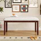 Upholstered Bench for Bedroom End of Bed & Entryway