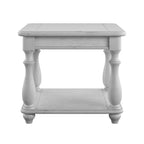Gray Square End Table